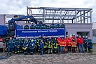 Die Aktiven von DLRG, Feuerwehr und THW (Bildrechte: Karry/Zienc)