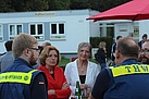 Ministerpräsidentin Dreyer im Gespräch mit Gießener THW-Helfern